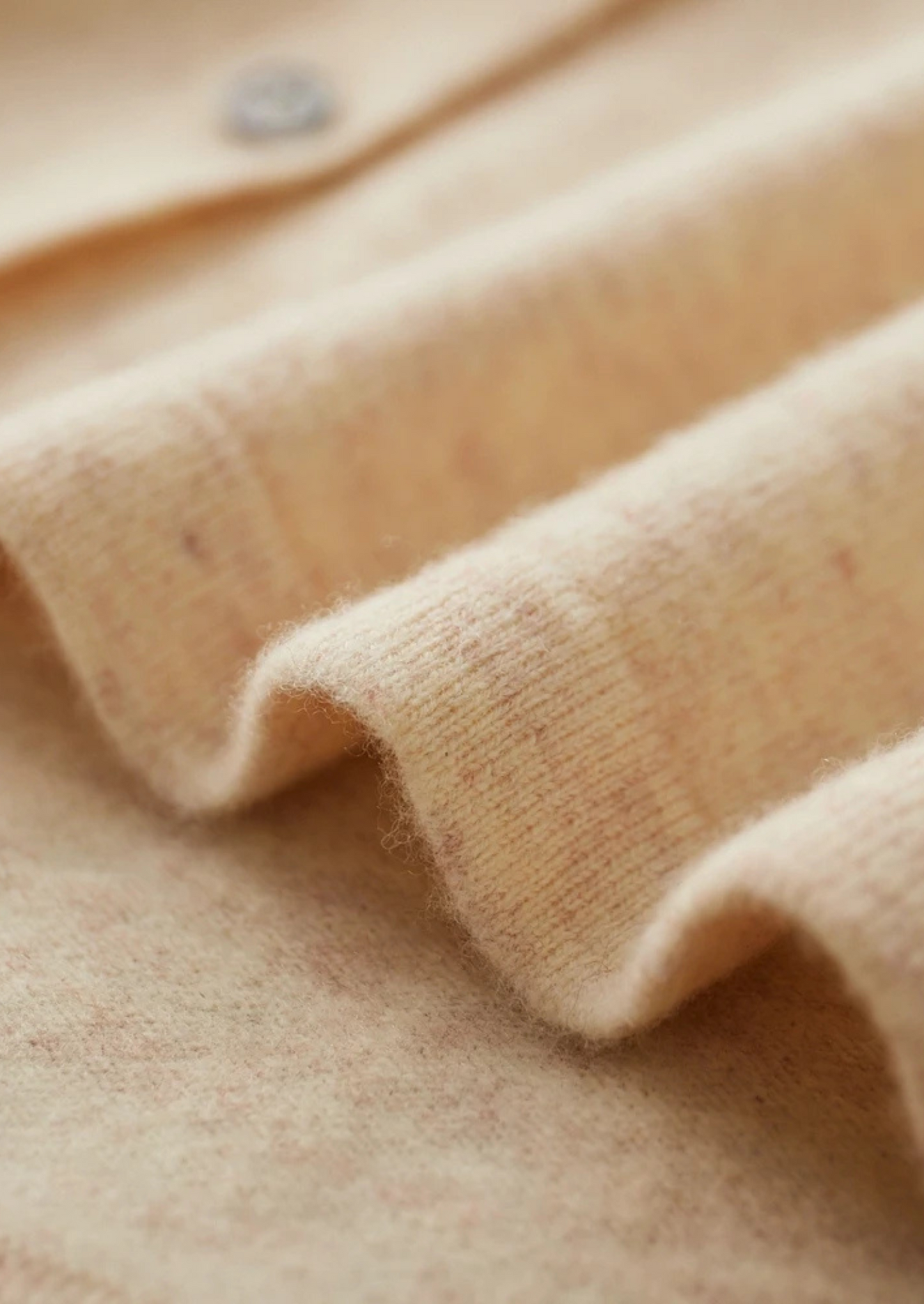 100% CASHMERE POLO CARDIGAN