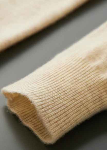 100% CASHMERE POLO CARDIGAN